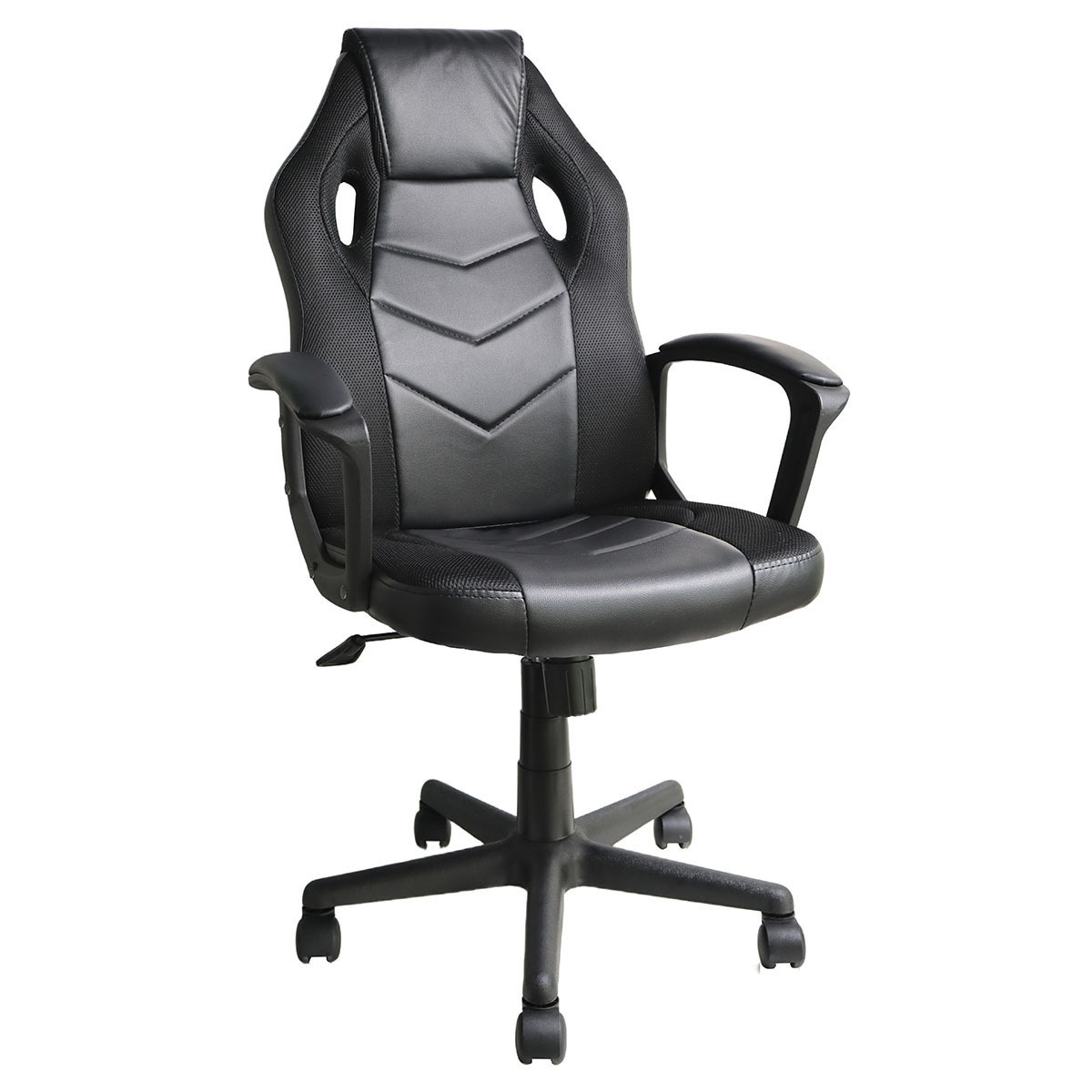 SILLA EJECUTIVA DE PU NEGRO