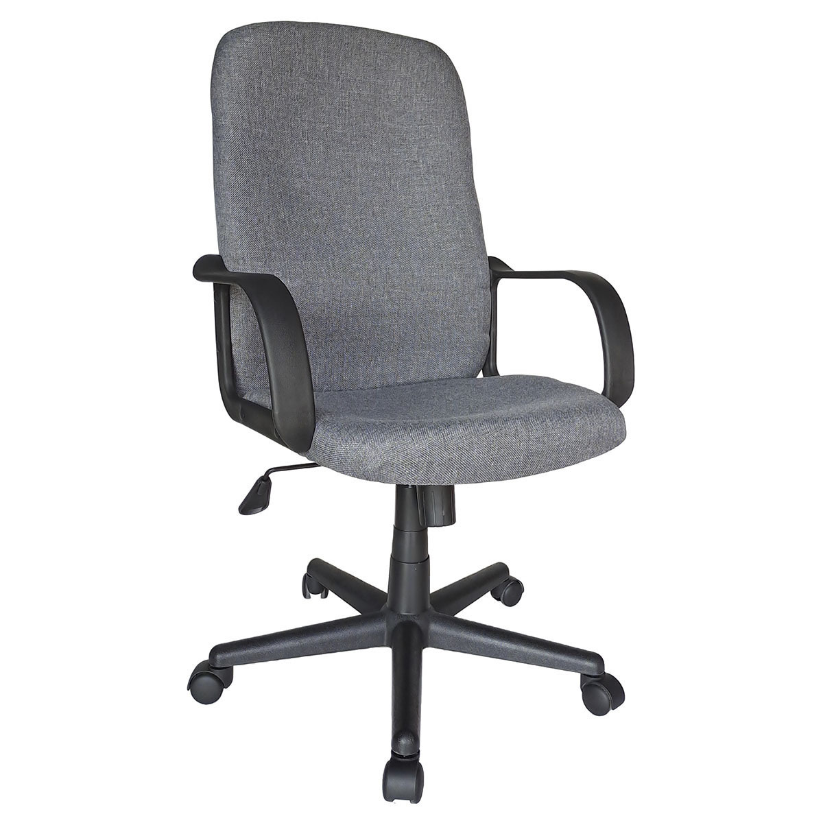 SILLA EJECUTIVA DE TELA GRIS
