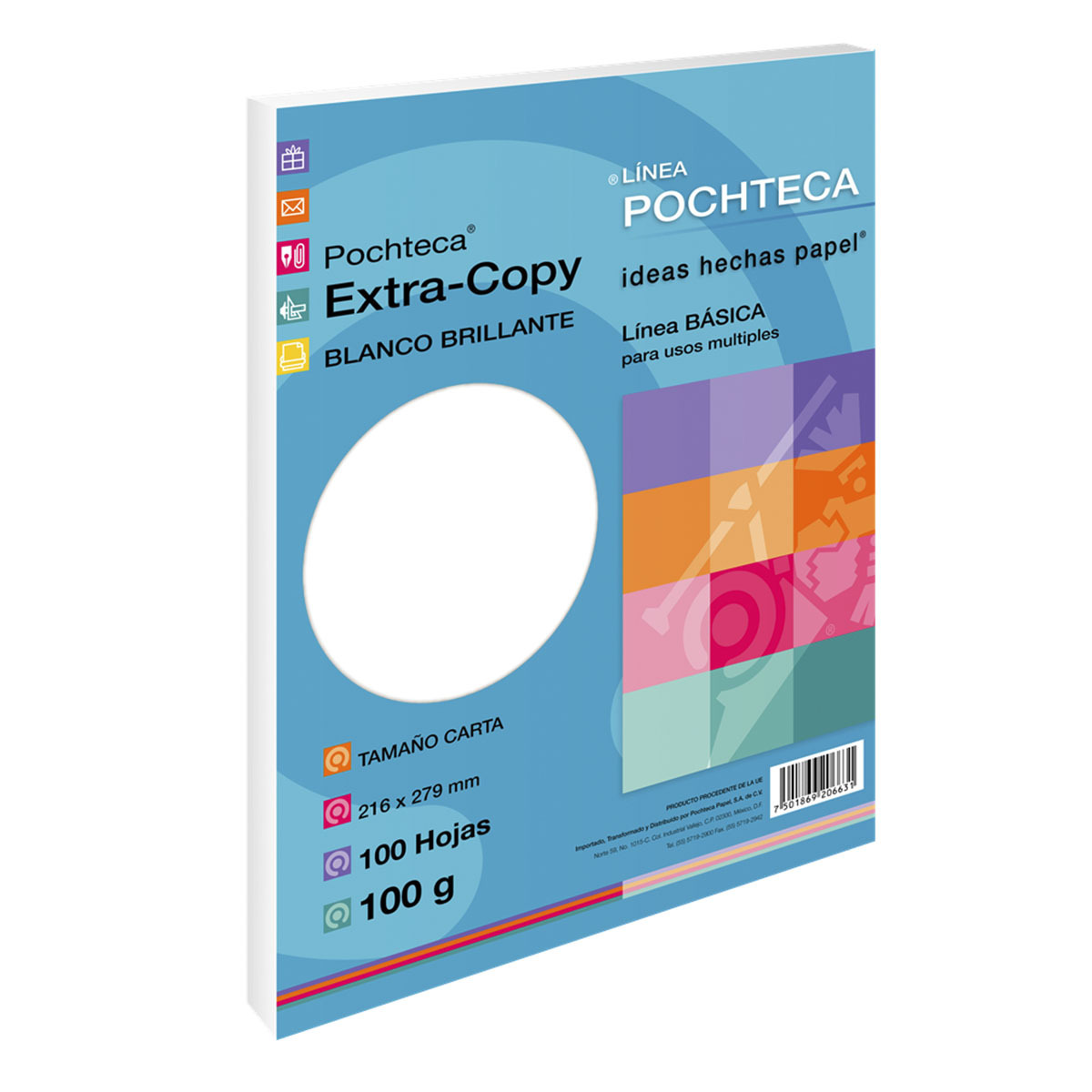 PAPEL EXTRA-COPY BRILLANTE 100G CTA 100 HJS  (COUCHE)
