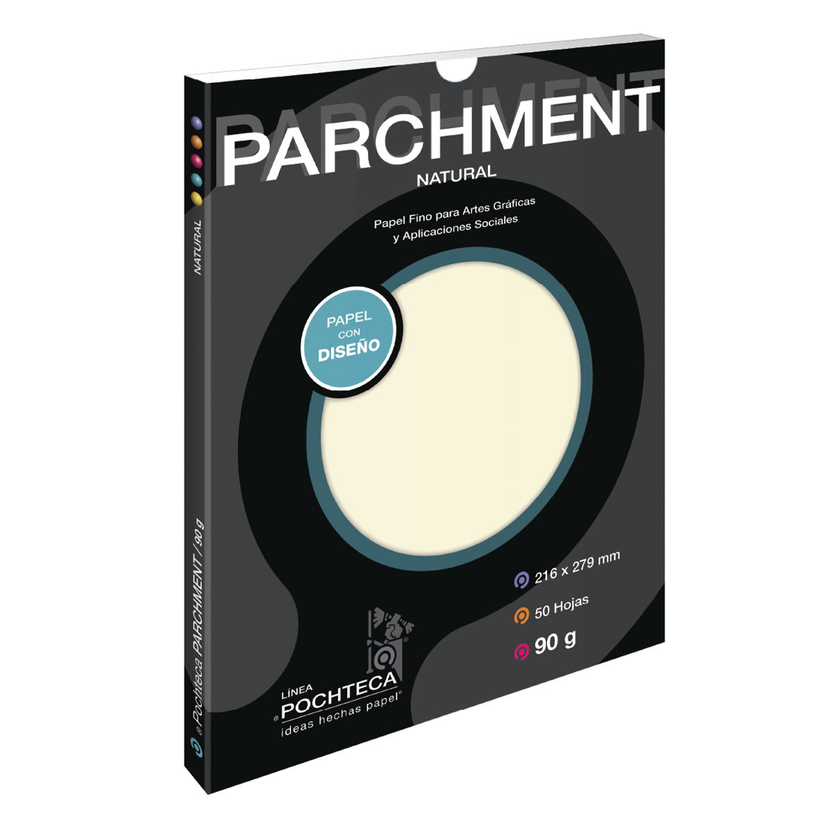 PAPEL PARCH NATURAL 90GR 50HJS