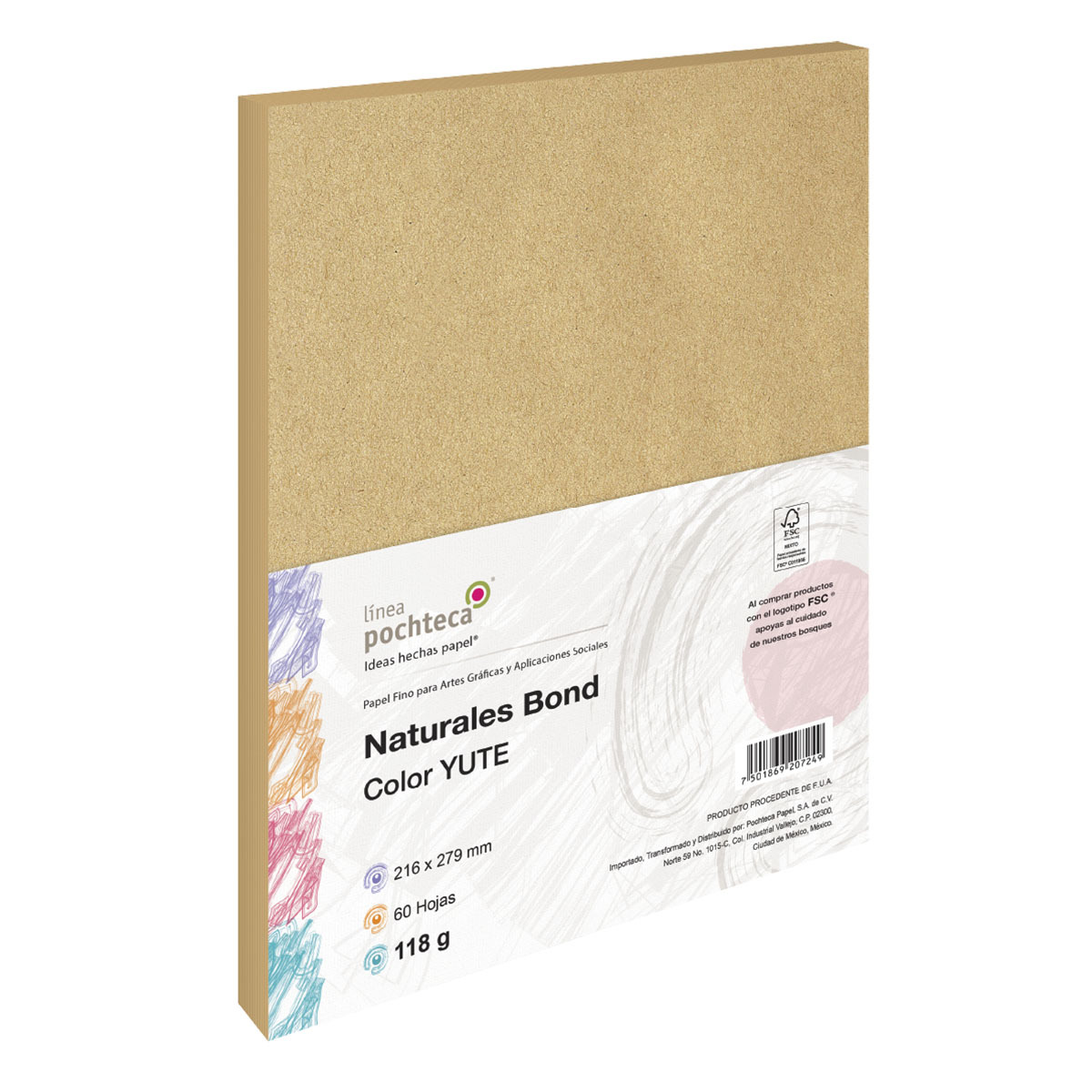 BOND NATURAL YUTE 118G CARTA 60HJS
