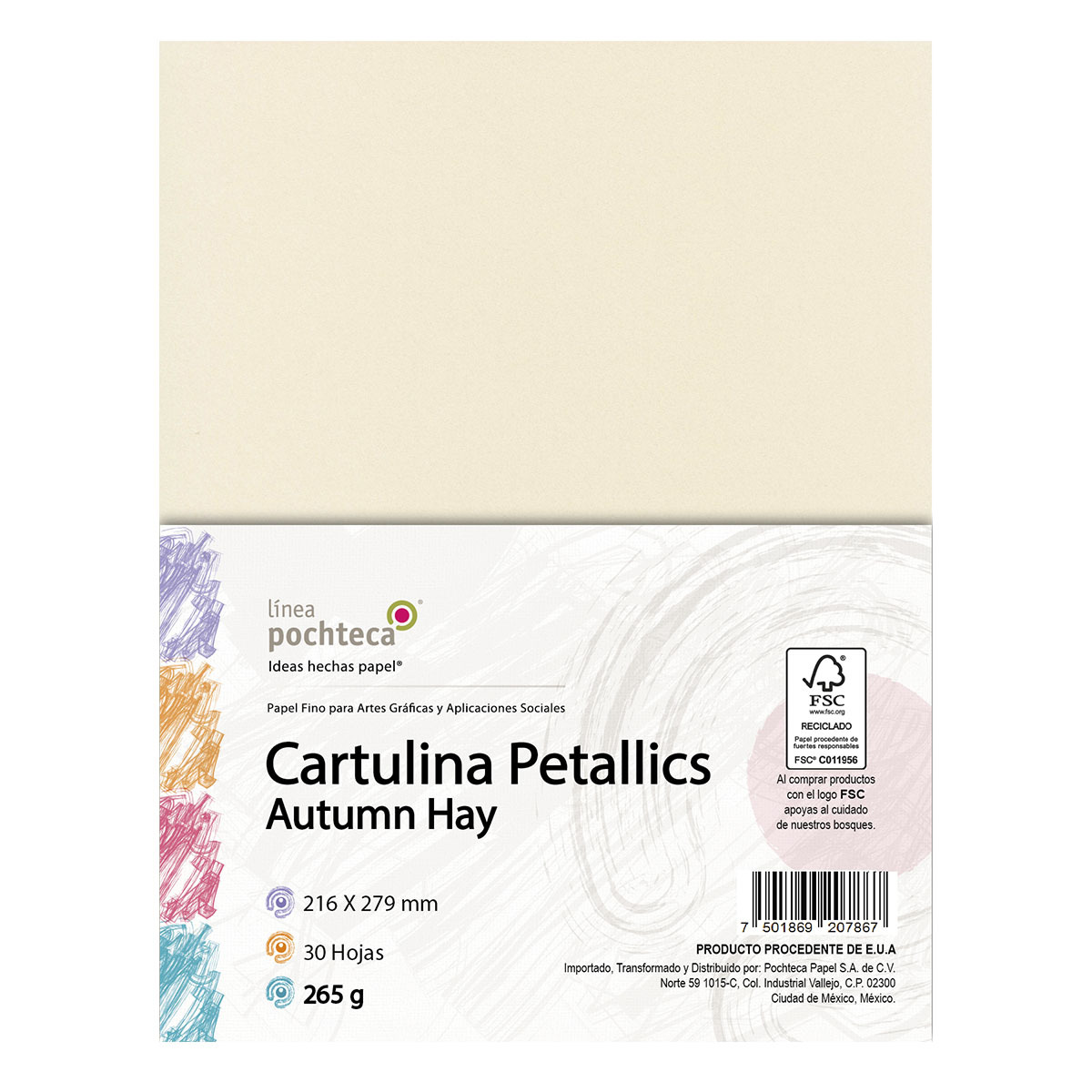 CARTULINA CARTA PETALLICS AUTUMN 265GR 30H