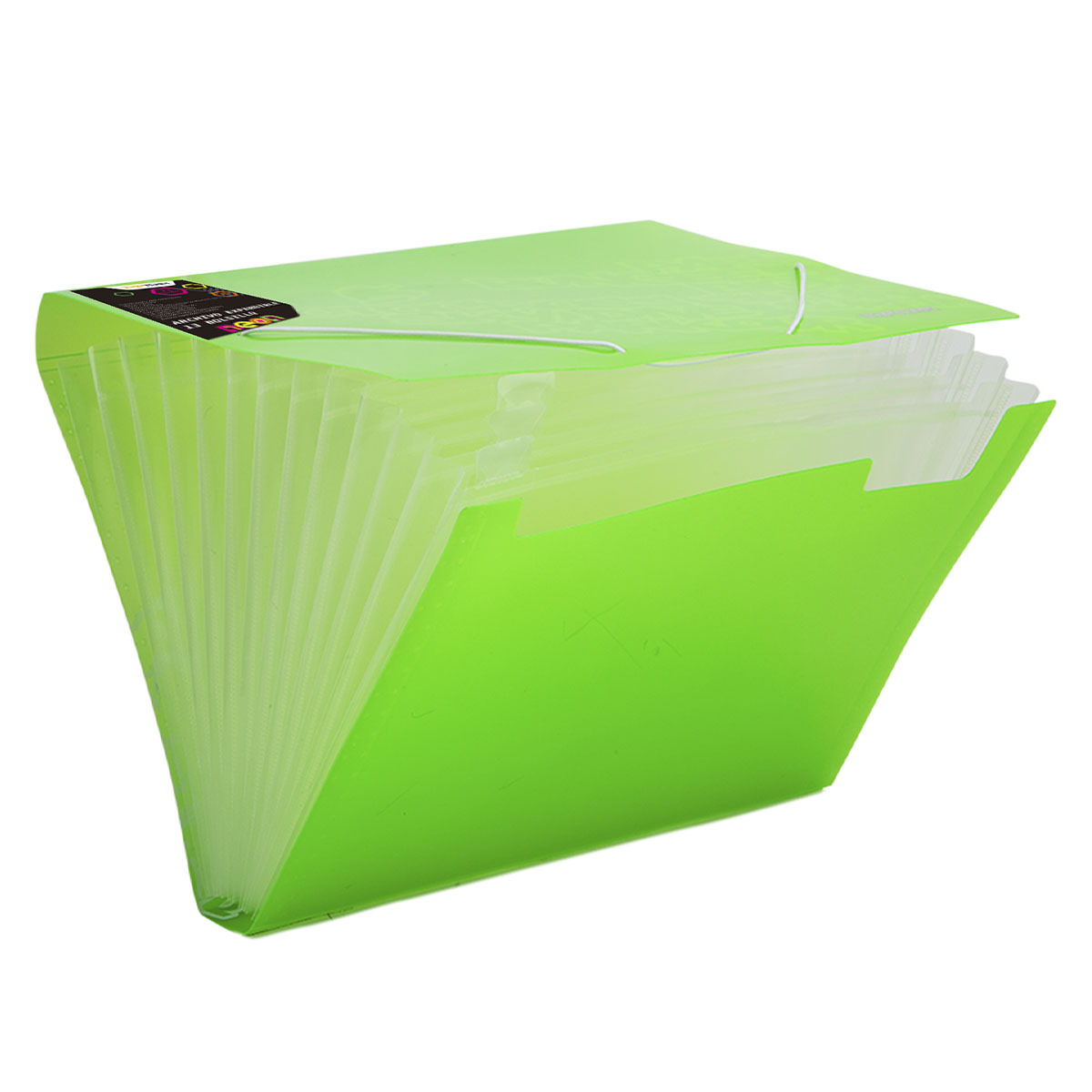 ARCHIVO EXPANDIBLE 13 DIVISIONES TOP TEAM NEÓN VERDE | Office Depot ...