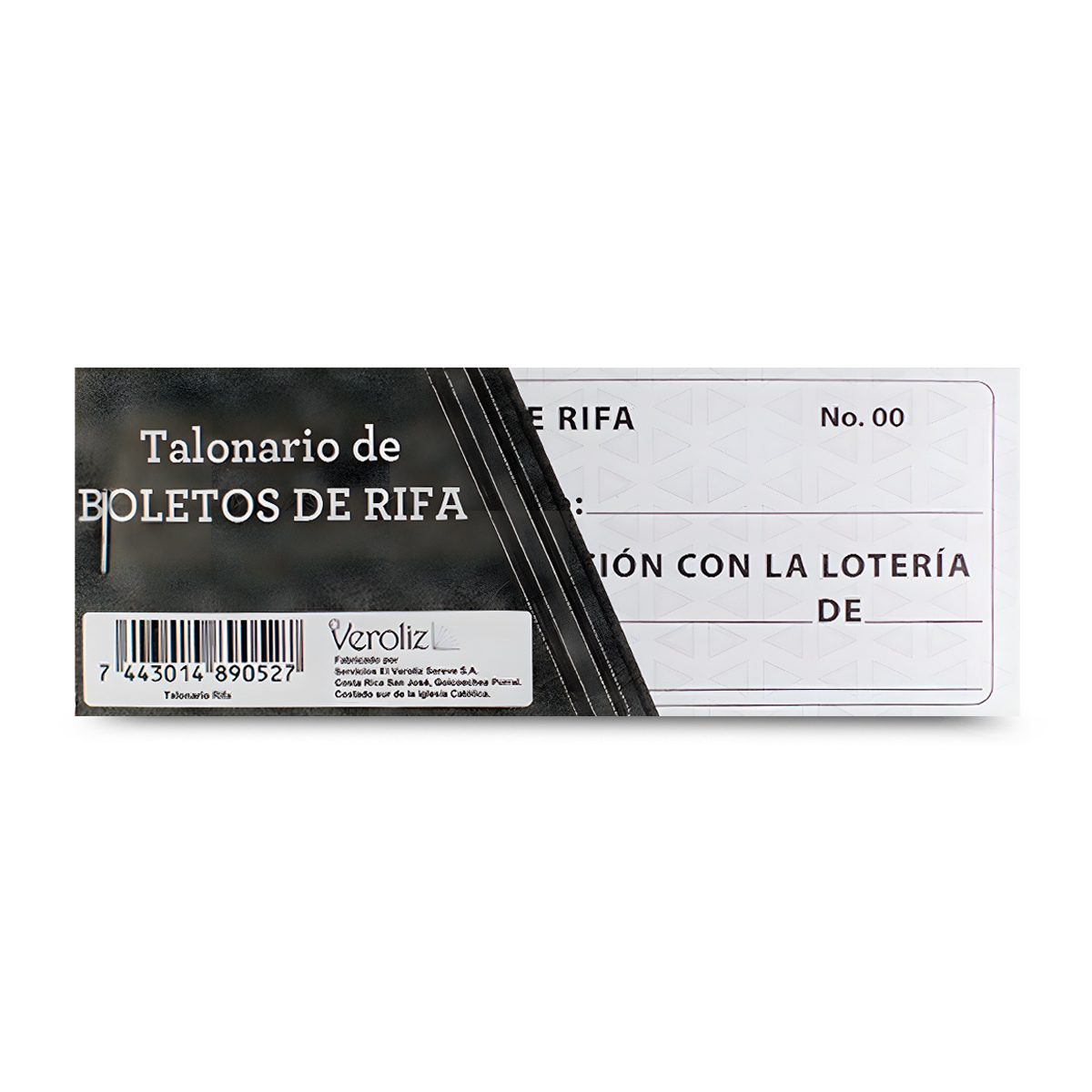 TALONARIO BOLETO DE RIFAS SOLO