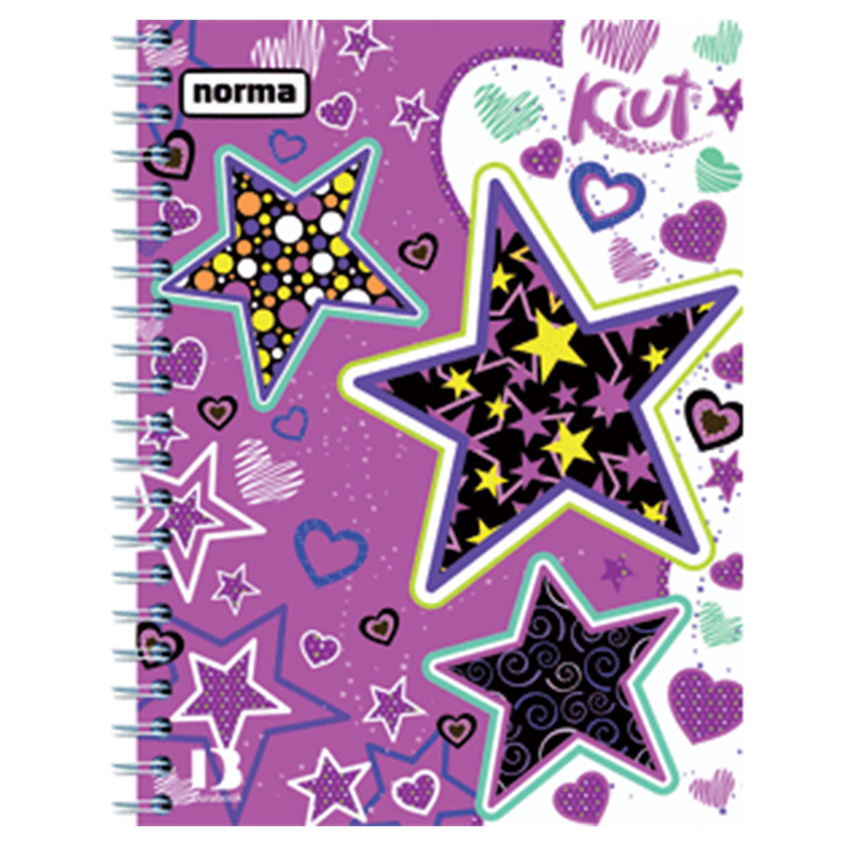 CUADERNO ESPIRAL RAYA KIUT