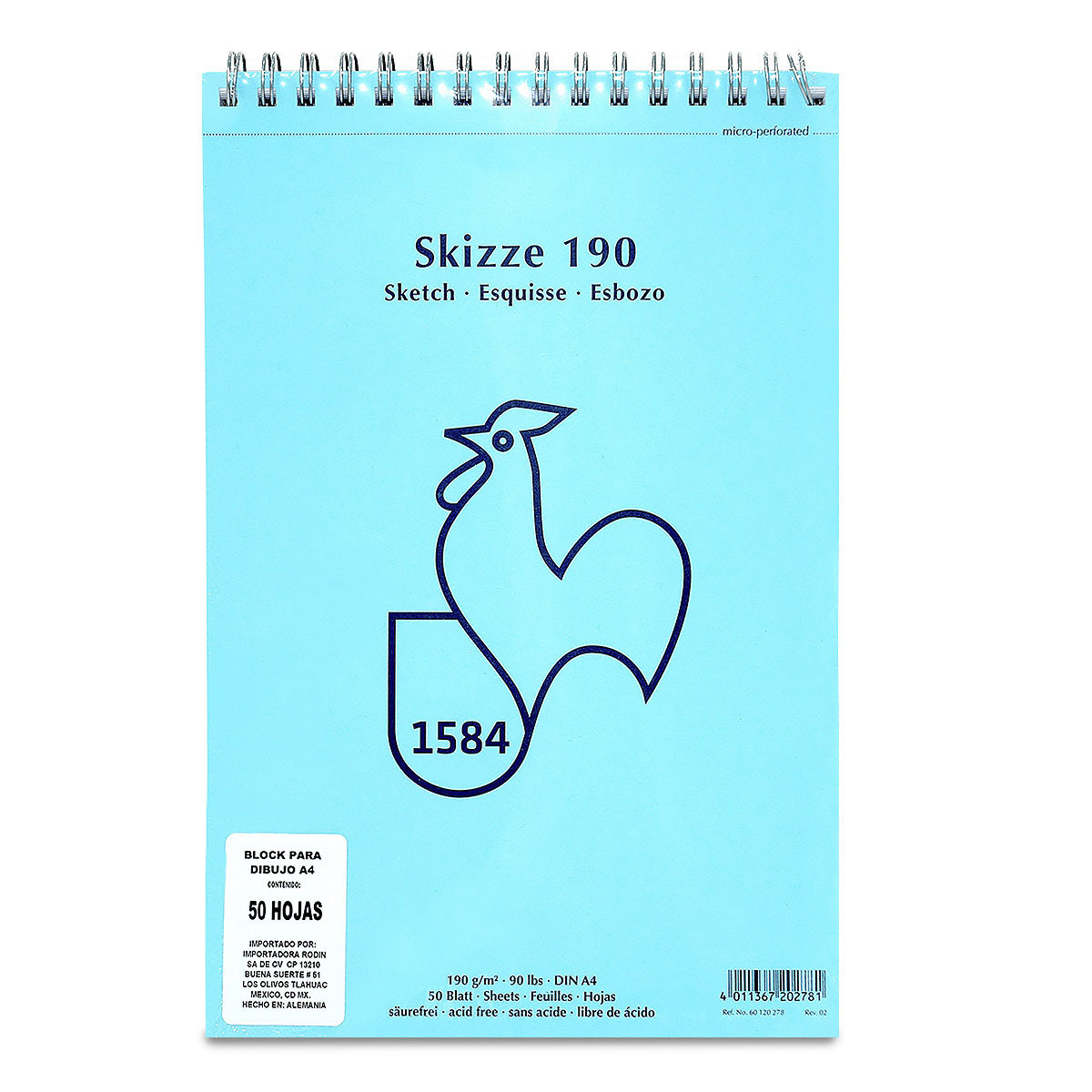 HAHNEMUHLE SKETCH ESPIRAL A4 PZ