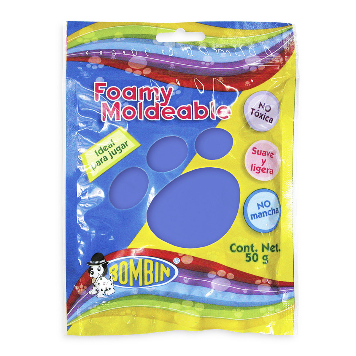 FOAMY MOLDEABLE BOMBIN AZUL 1U