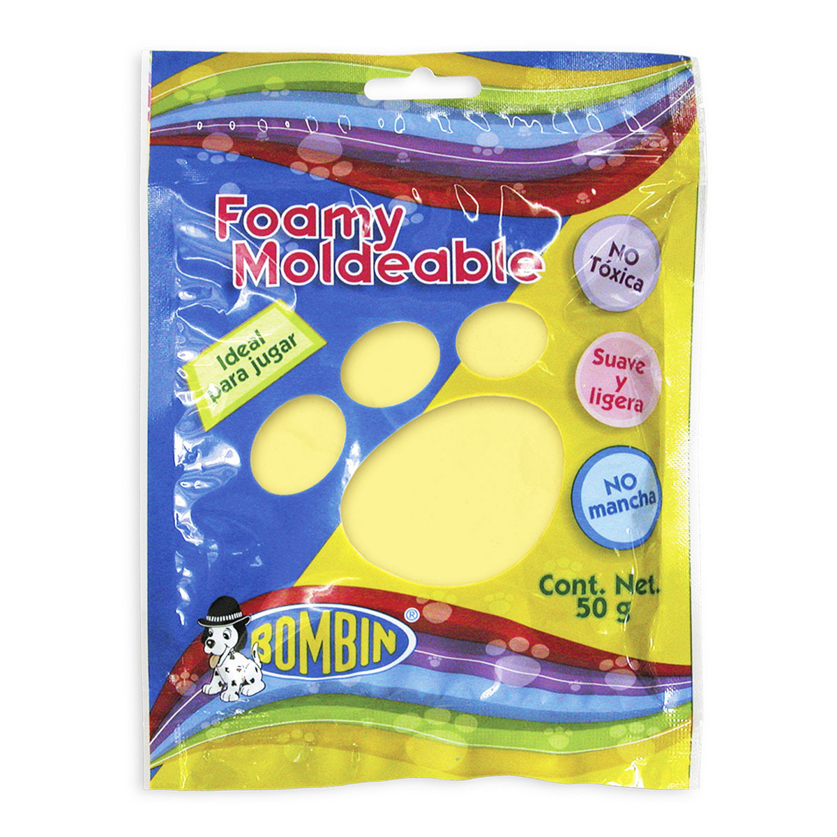 FOAMY MOLDEABLE BOMBIN AMARILLO 1U