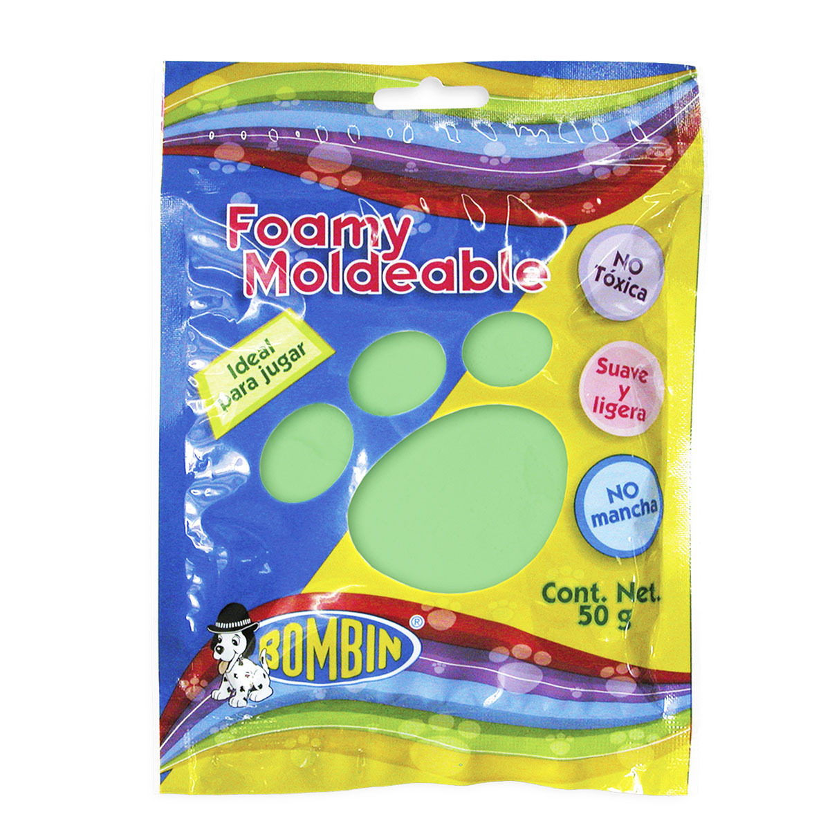 FOAMY MOLDEABLE BOMBIN VERDE 1U