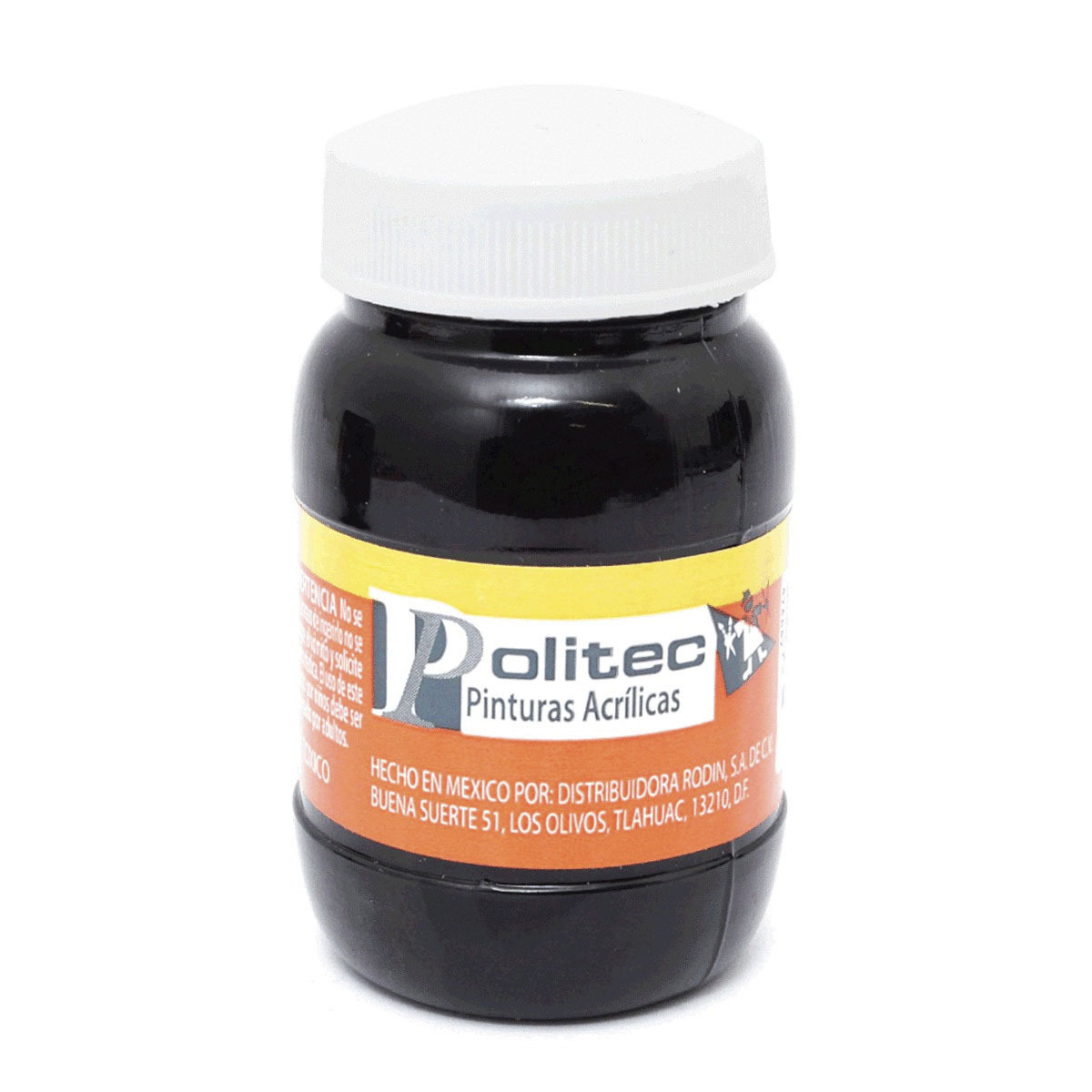 PINTURA ACRILICA NEGRO INTENSO POLITEC N302 100ML PZ