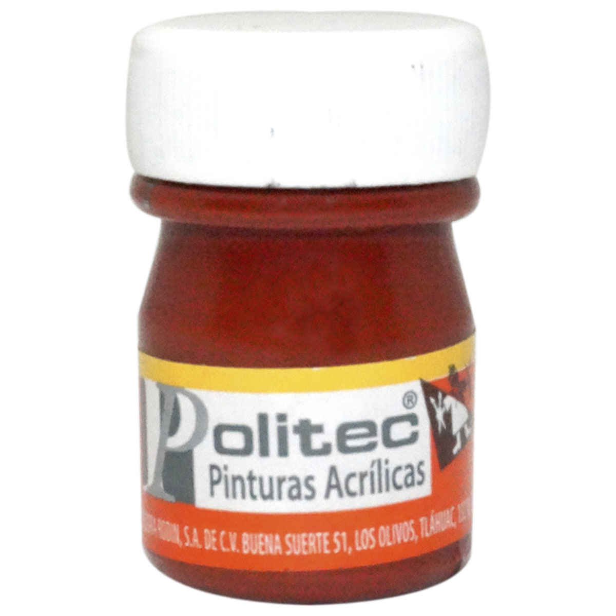 PINTURA ACRILICA ROJO OXIDO POLITEC 20ML PZ