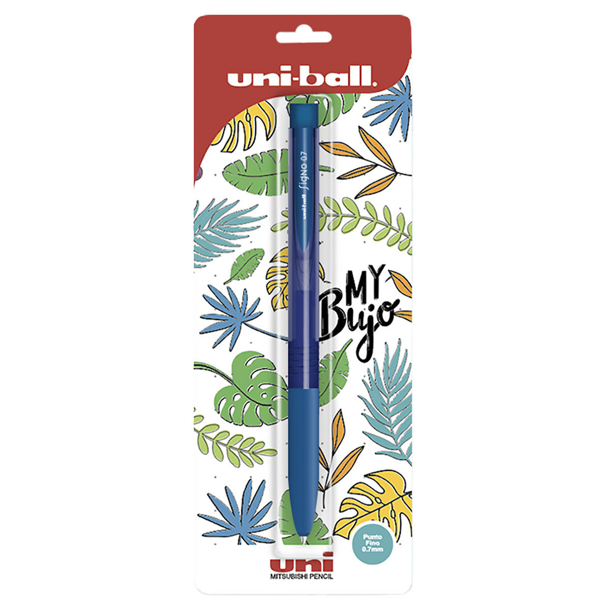 BOLIGRAFO UNIBALL SIGNO UMN155 0.7MM 1U AZUL