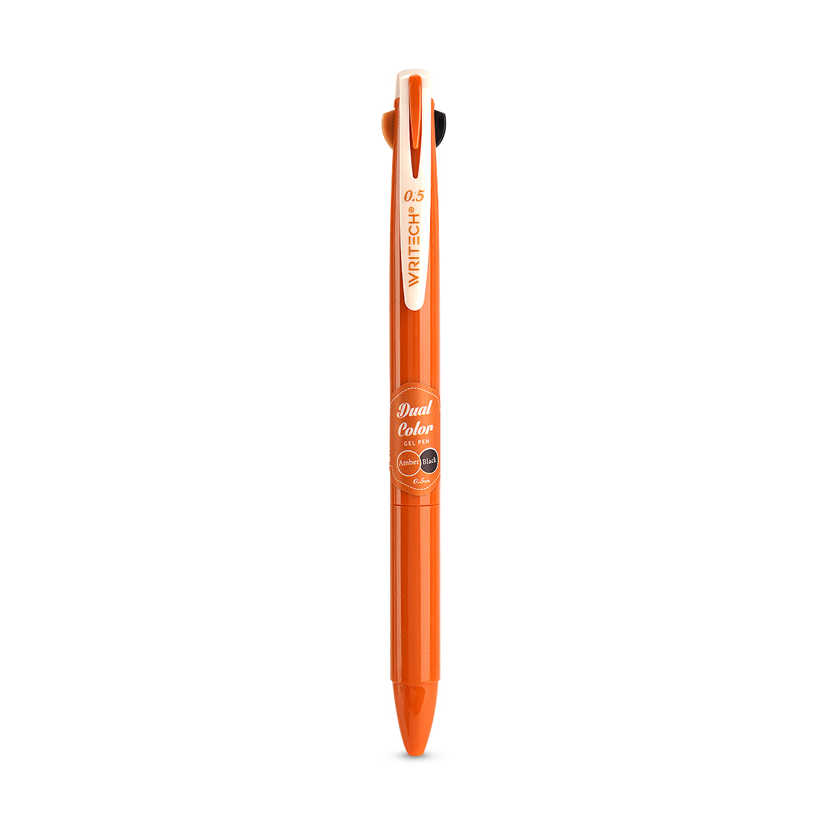 BOLIGRAFO GEL DUAL AMARILLO+NEGRO 0.7MM WRITECH