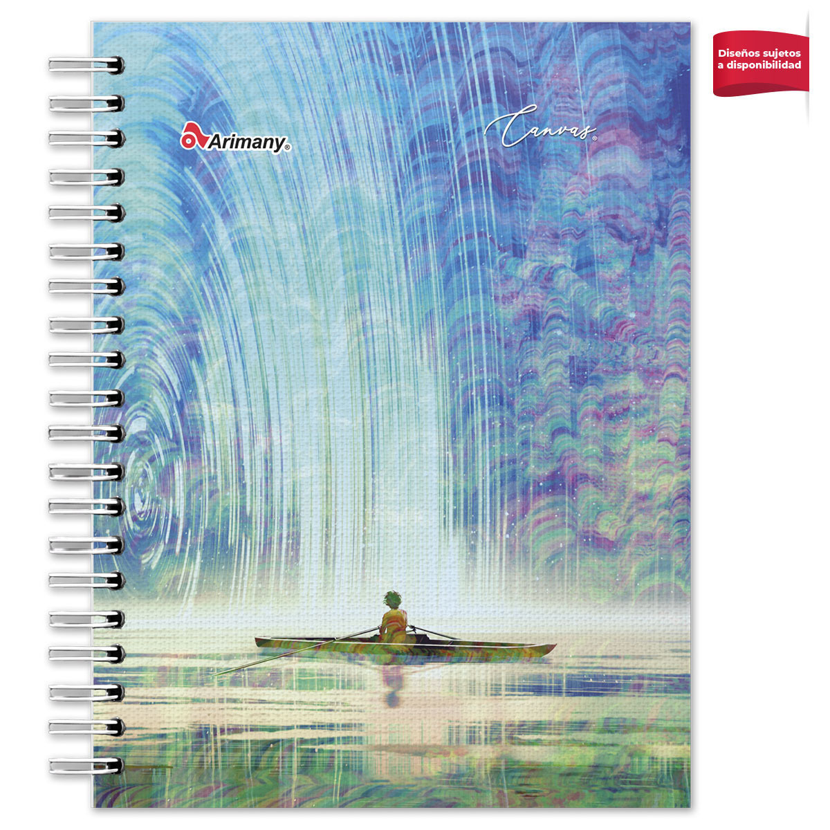 CUADERNO ESPIRAL ARIMANY CANVAS MULTIMATERIA 180H (PASTA DURA)