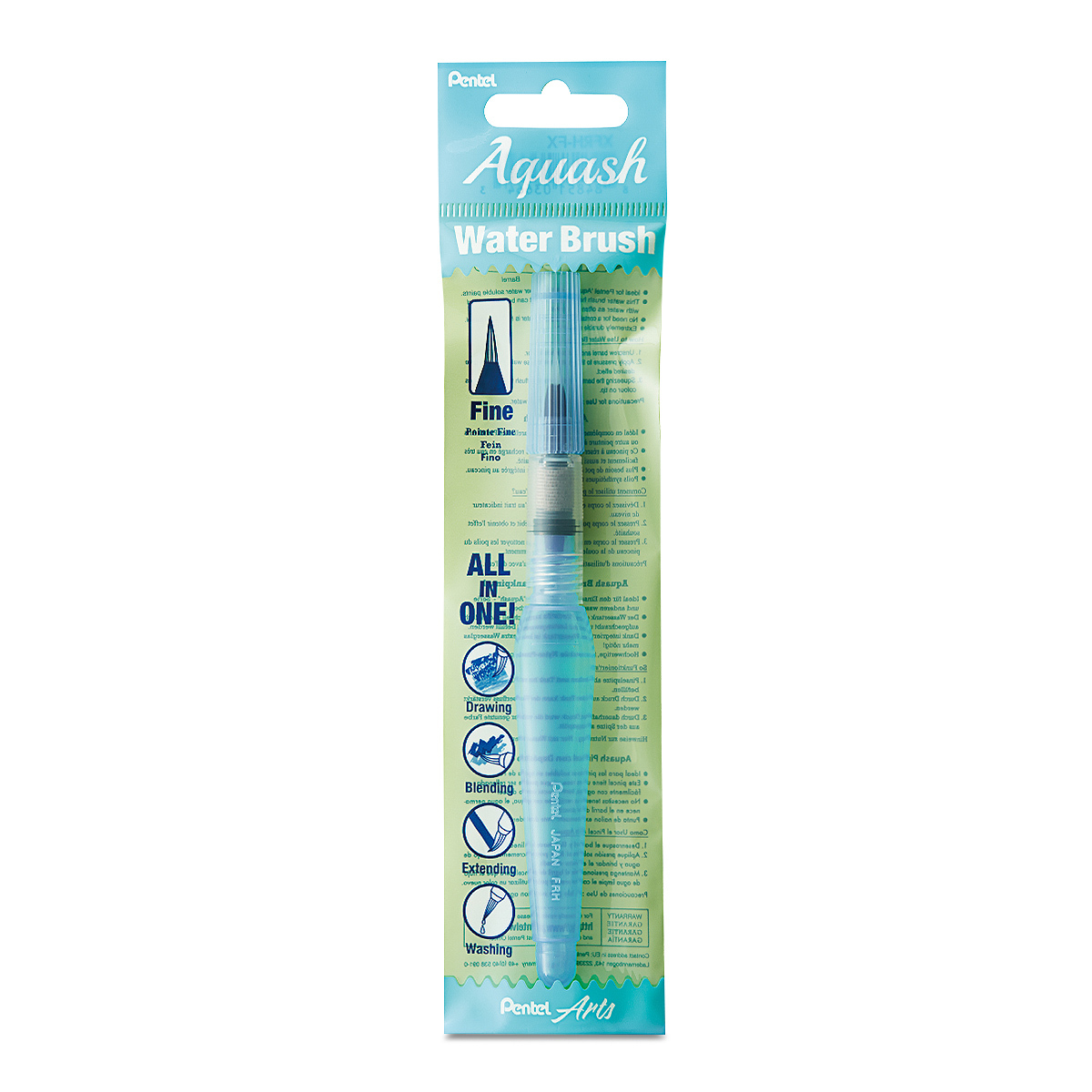PINCEL DE WATER BRUSH PENTEL FINO 1U