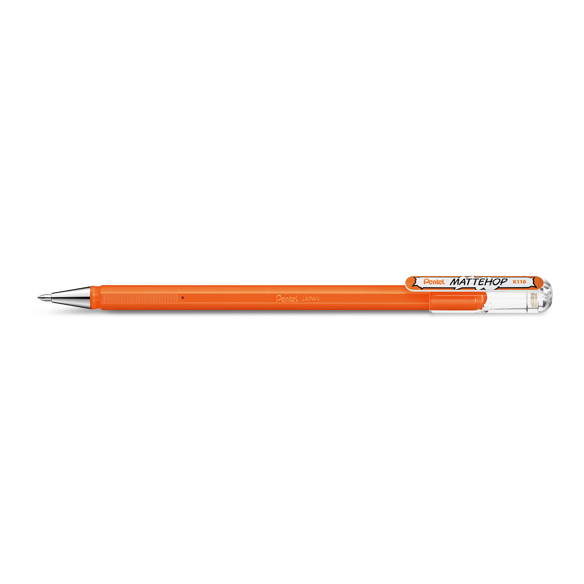 BOLIGRAFO PENTEL MATTE HOP 1.0MM NARANJA 1U