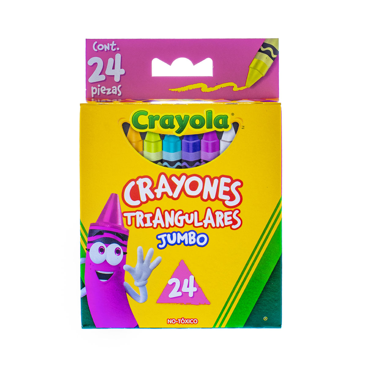 CRAYONES CRAYOLA TRIANGULAR 24U