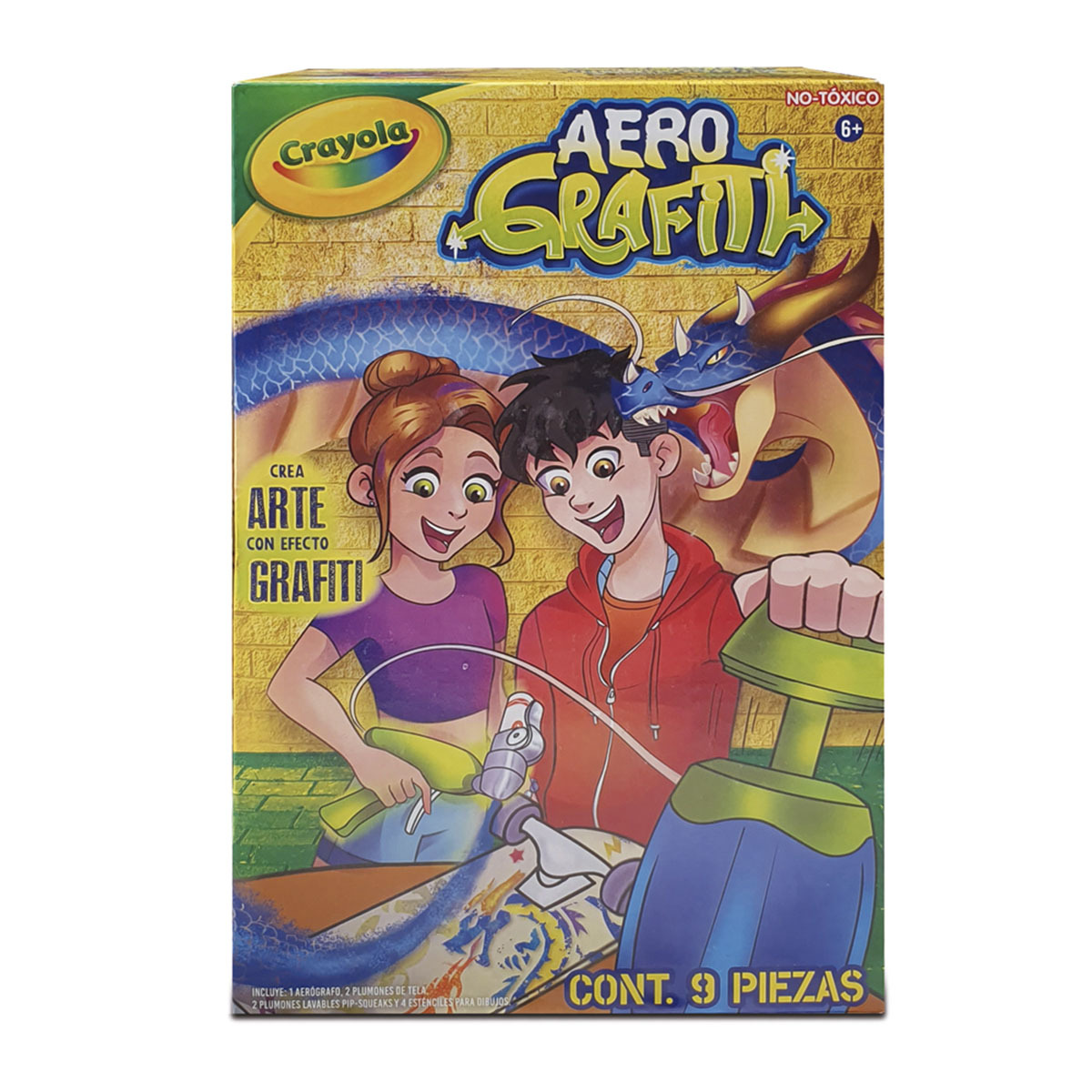SET DE ACTIVIDADES AEROGRAFITI CRAYOLA