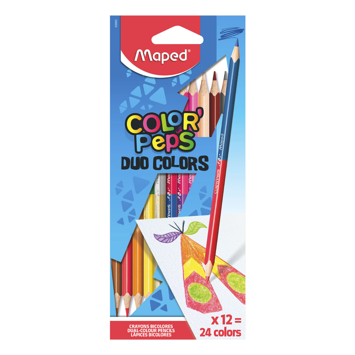 LAPICES DE COLORES MAPED COLORPEPS DUO 12U