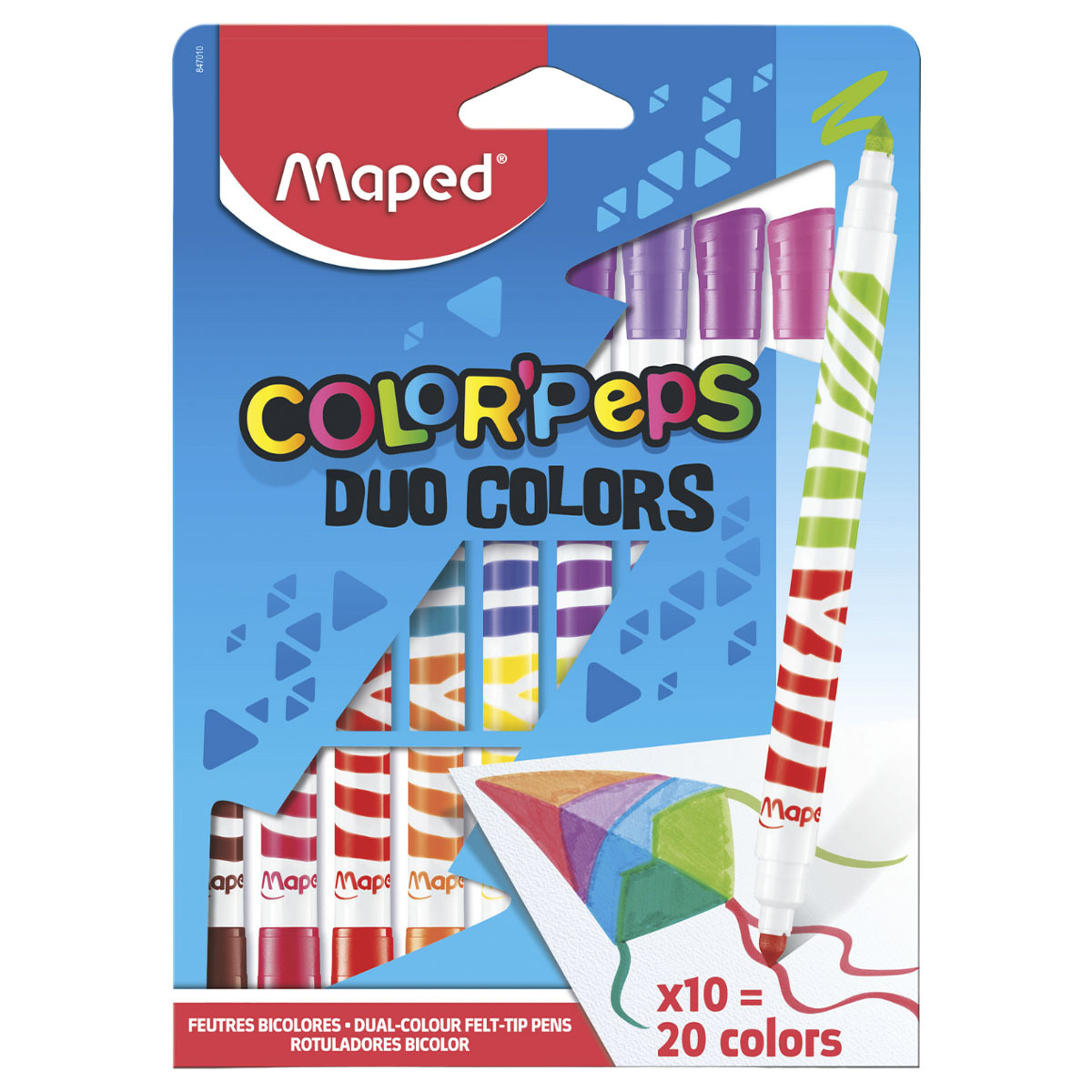 MARCADORES MAPED COLORPEPS DUO 10U