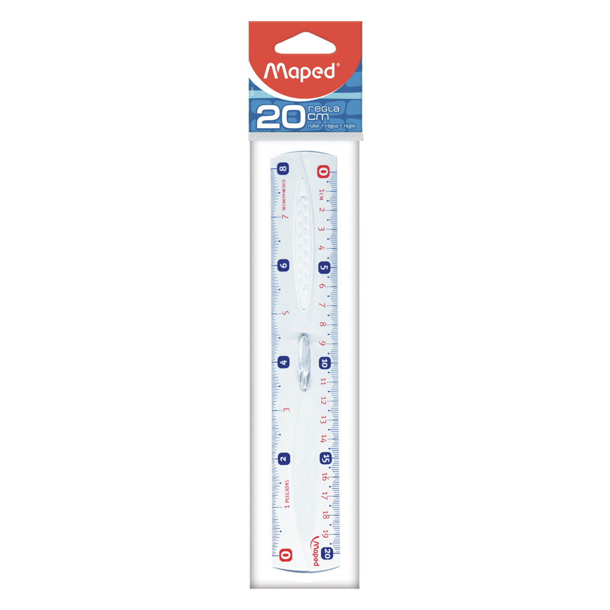 REGLA MAPED 20CM CRISTAL 1U