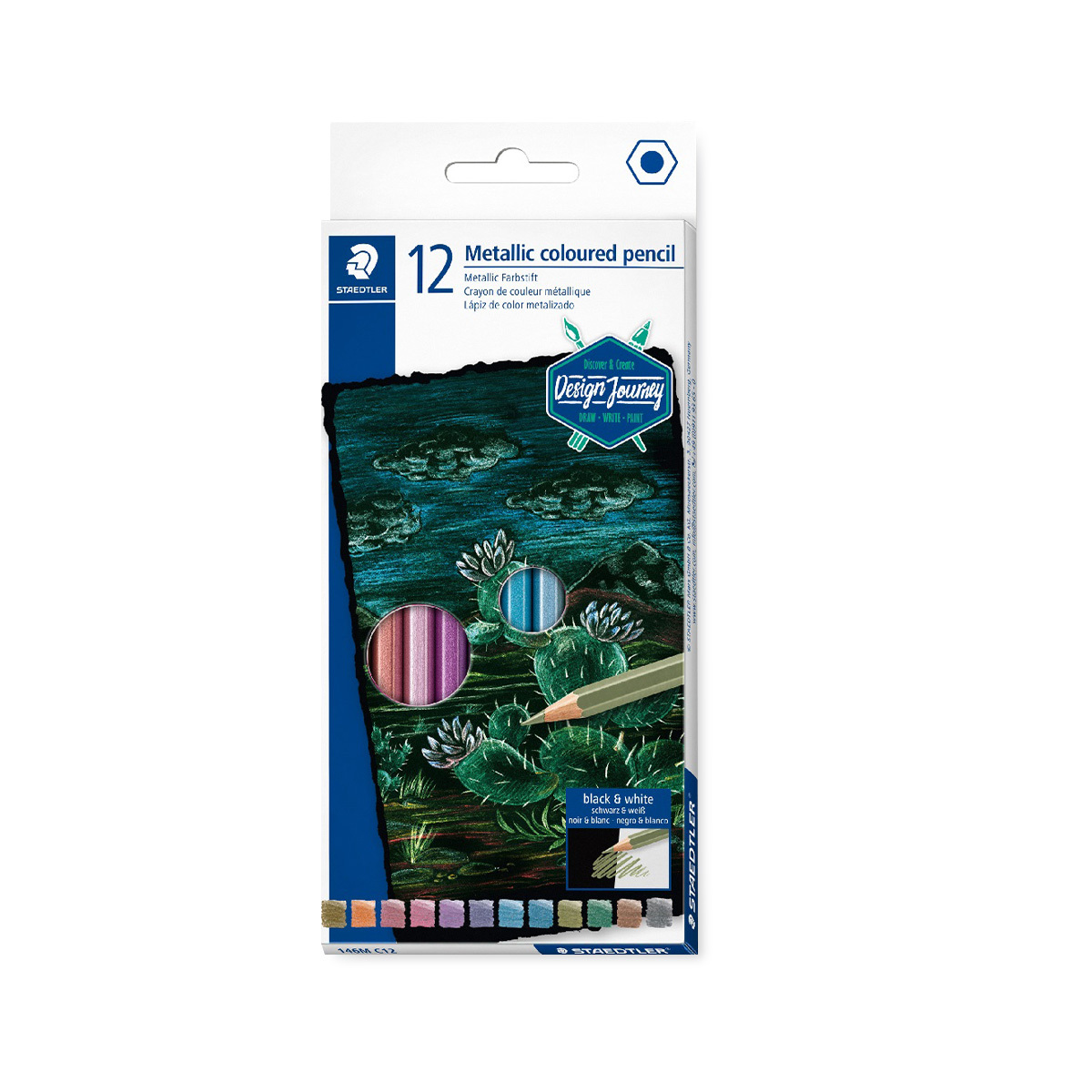 LAPICES DE COLOR STAEDTLER METALICOS 12U