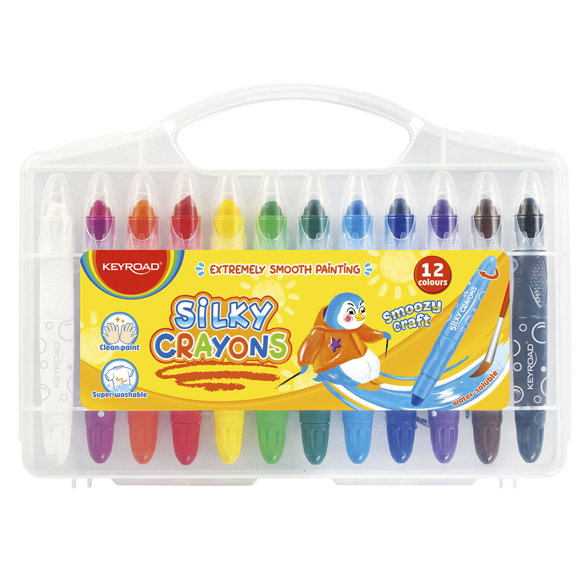 LAPICES DE COLOR KEYROAD GEL 12U