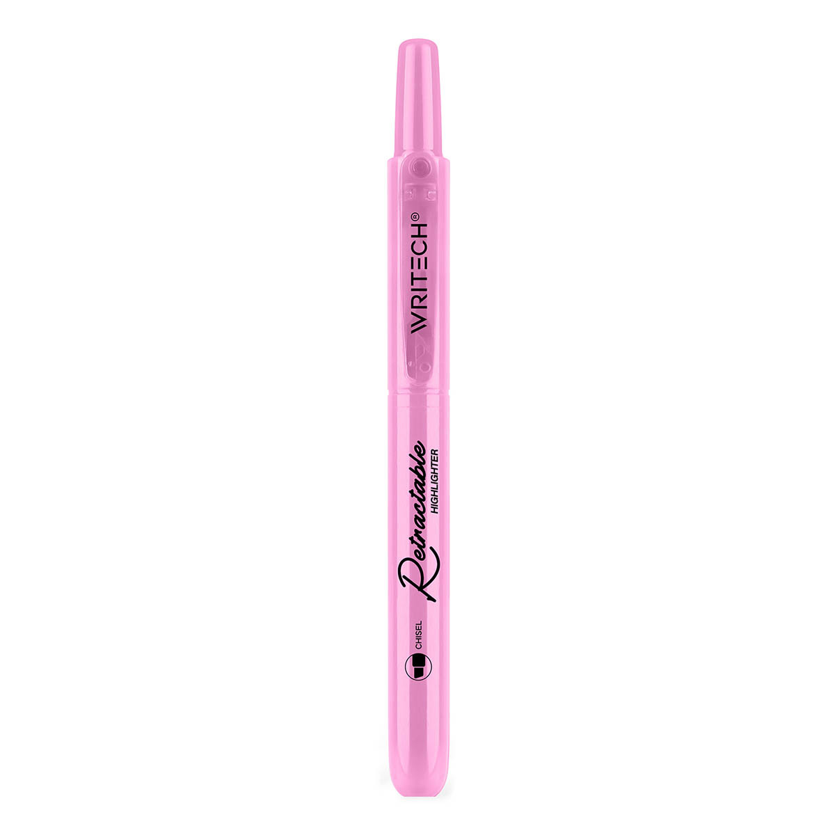 MARCATEXTO WRITECH CUTE PUNTA BISELADA SUAVE PASTEL ROSADO