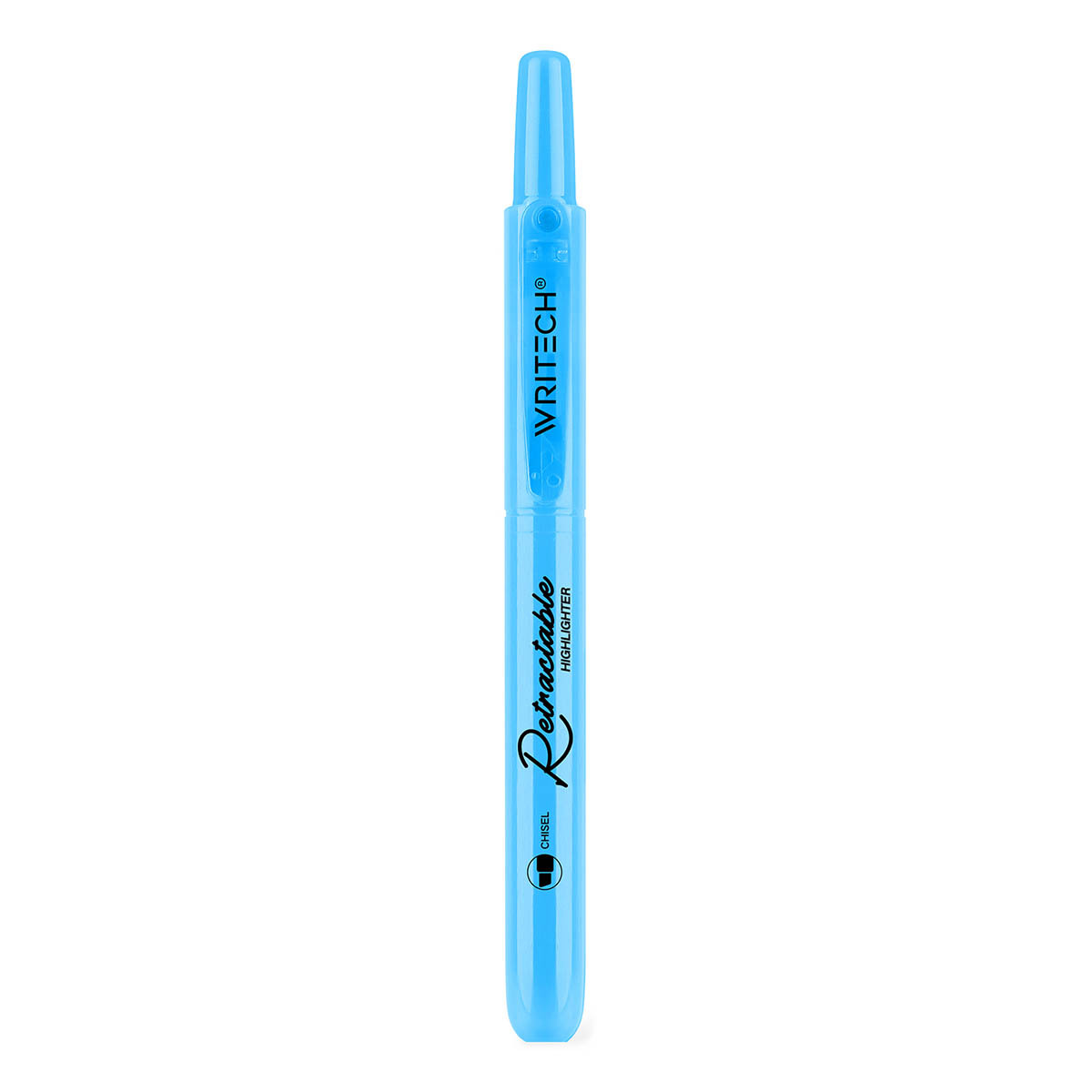 MARCATEXTO WRITECH CUTE PUNTA BISELADA SUAVE PASTEL AZUL