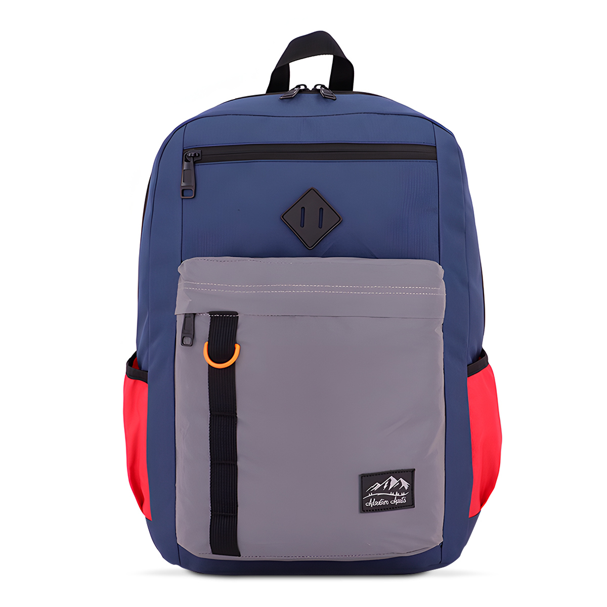 MOCHILA ROYALSAC AZUL CON GRIS
