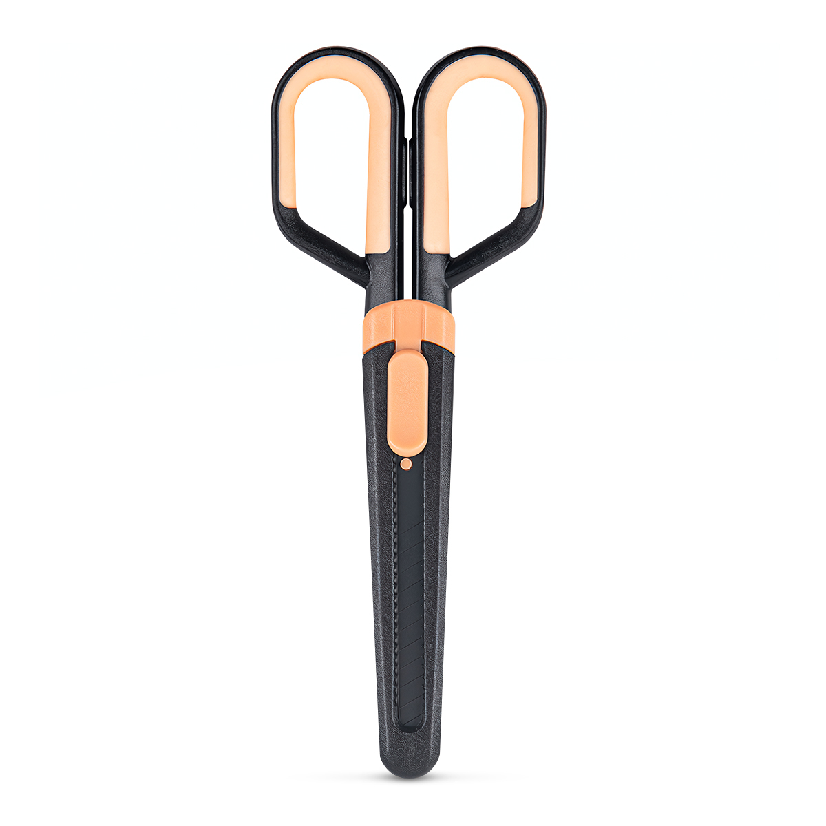 TIJERA FIZZ 2 EN 1 TIJERA + CUTTER NEGRA