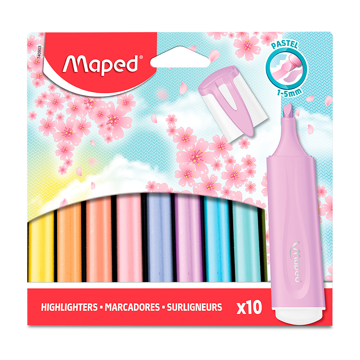 MARCATEXTOS MAPED PEPS PASTEL 10U