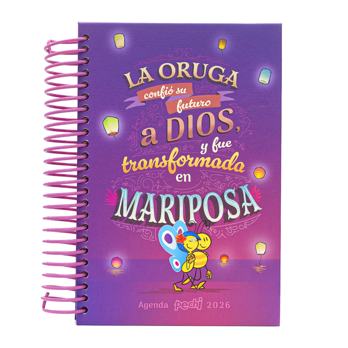 AGENDA 2026 PECHI ESPIRAL MARIPOSA