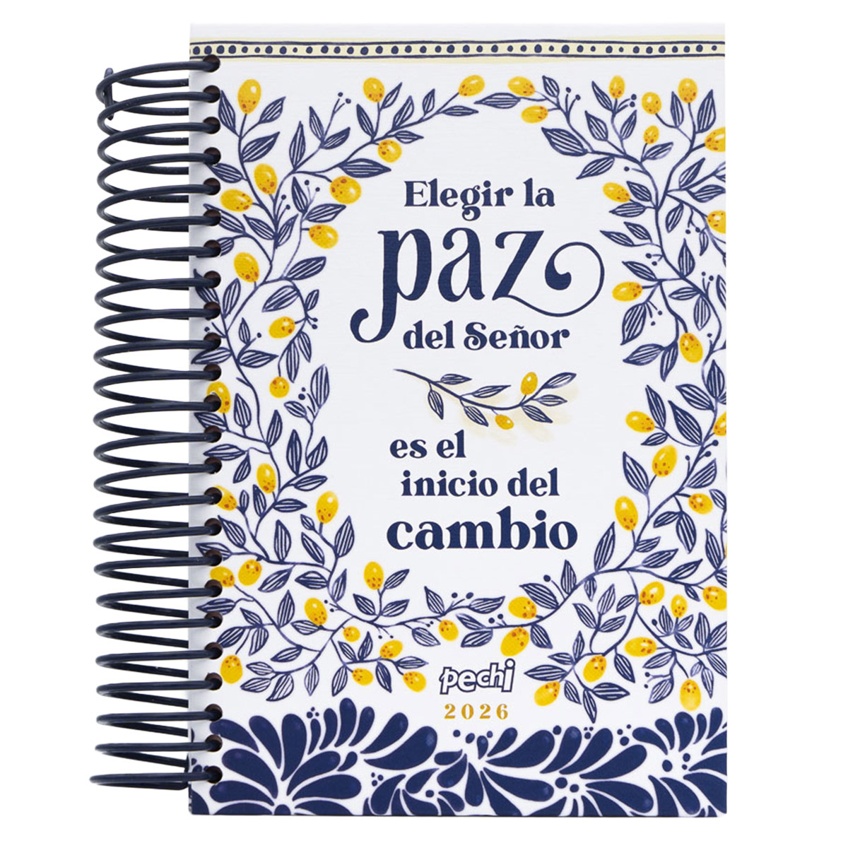 AGENDA 2026 PECHI ESPIRAL PAZ DEL SEÑOR