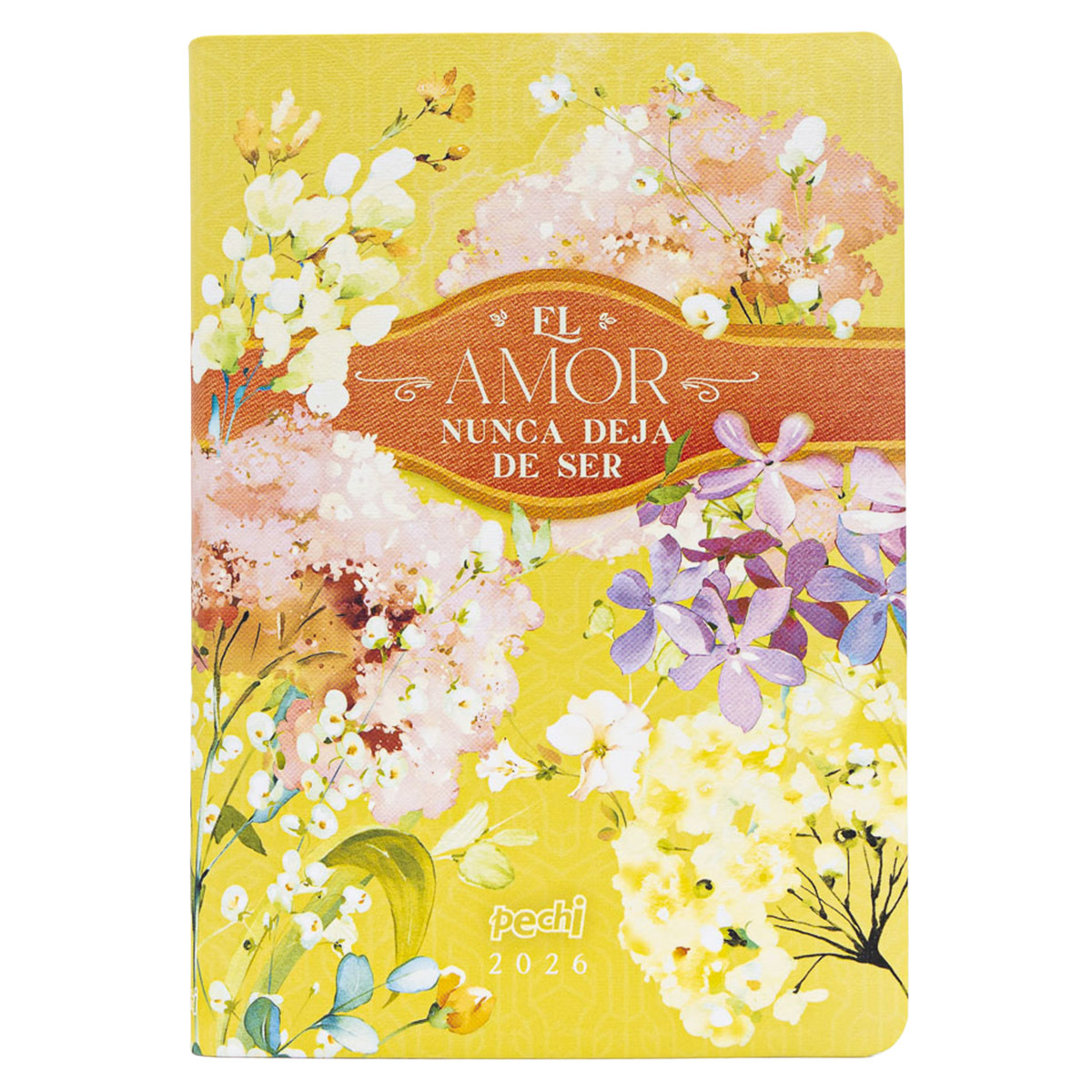 AGENDA 2026 PECHI  FLEXI AMOR AMARILLO