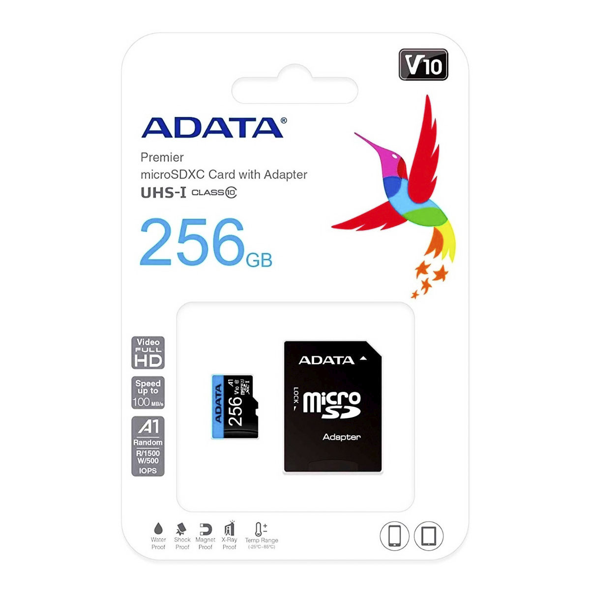 MEMORIA ADATA MICRO SD 256GB AUSDX256GUICL10