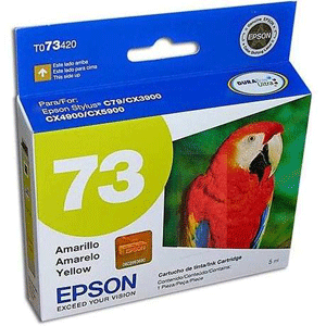 CARTUCHO DE TINTA EPSON 73 AMARILLO CARTUCHO DE TINTA EPSON 73 AMARILLO