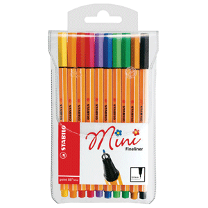 MARCADORES MINI POINT 88 ESTUCHE C/10