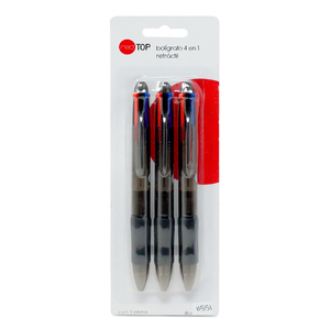PAQ 3 BOLIGRAFOS 4 COLORES EN 1 FORAY PAQ 3 BOLIGRAFOS 4 COLORES EN 1 FORAY