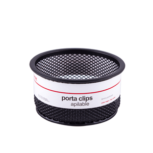 PORTACLIPS NEGRO METRO MESH