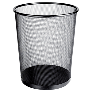 BOTE D/BASURA NEGRO METRO MESH