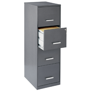 ARCHIVERO 4 GAVETAS GRIS CARTA | Office Depot Costa Rica