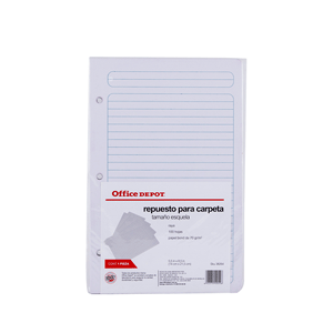 REPUESTO DE HOJAS T/ESQUELA 100 HJS RAYA OFFICE DEPOT VALUE