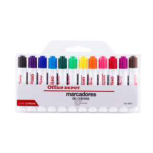 MARCADOR WATERINK EST C/12 OFFICE DEPOT