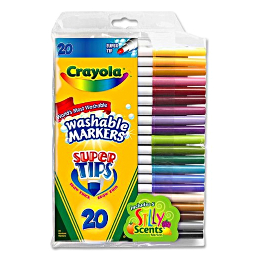MARCADORES CRAYOLA LAVABLES 20U