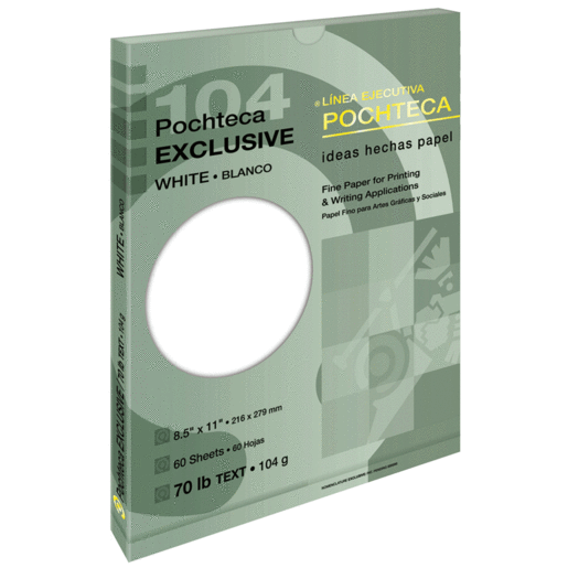 PAPEL EXCLUSIVE BLANCO 104G 60HJS