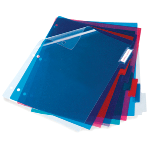 INDICE SEPARADOR PLASTICO MULTICOLOR T/CARTA 8 DIV OD