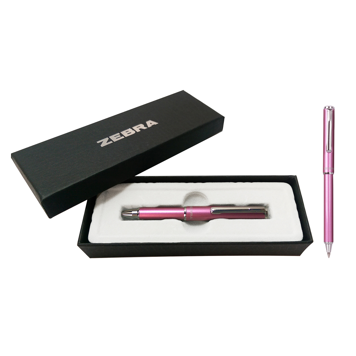 BOLIGRAFO ZEBRA MINI SLIDE PEN 1.0 MM ROSA ESTUCHE 1U