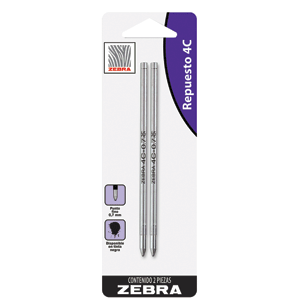 REPUESTO ZEBRA 4C NEGRO (PARA POCKET) REPUESTO ZEBRA 4C NEGRO (PARA POCKET)