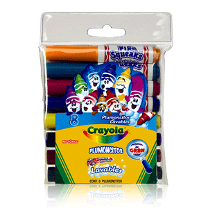 PLUMONCITOS MINI CRAYOLA B/8 PLUMONCITOS MINI CRAYOLA B/8
